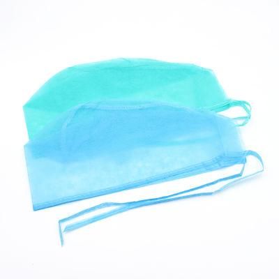 Single Use SMS+Non-Woven Doctor Cap with Back Ties for Hospital and Operation Room to Prevent Pollution and Splash