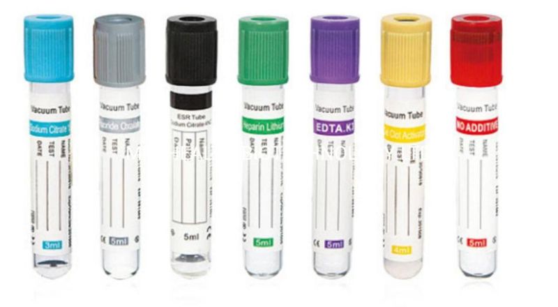 Medical Disposable Heparin Blood Test Tube with Green Cap