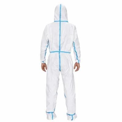 Hot Sale Microporous Film White Surgical Non Woven Fabric Suit Medical Disposable Protective Coverall