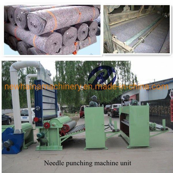 Needle Punching Machine for Carpet Nature Fiber Used Clothes