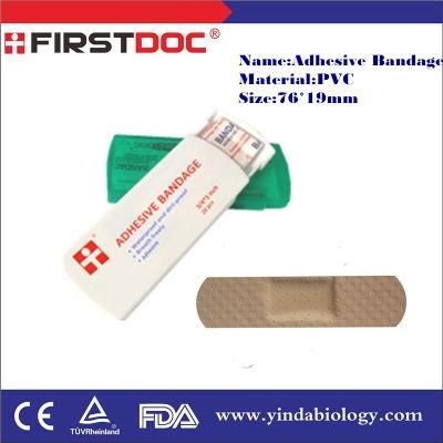 Medical Equipment 76*19mm PVC Adhesive Band Aid Plaster for Wound Care