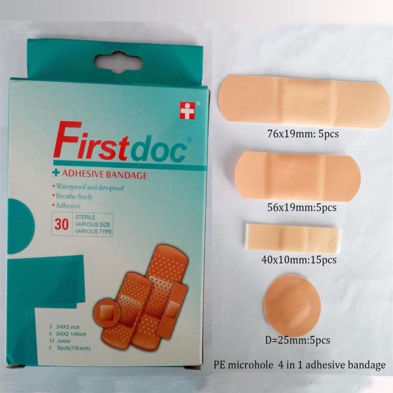 Size and Shape Assorted 30PCS Water-Proof Assorted Adhesive Bandage