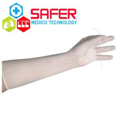 Disposable Medical Latex Gynaecological Glove with Powder Free