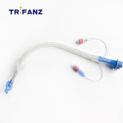 Silicone Disposable Cuffed Double Lumen Endobronchial Tube Right