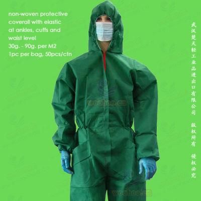 PP+PE/SMS/CPE/PE/PP Disposable Protective Gown