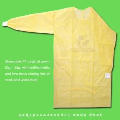 Disposable Nonwoven Isolation Gown