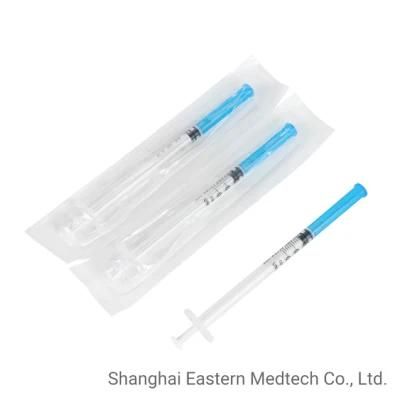 Needle Factory Made CE ISO Certificated Low Dead Volume Vaccine Syringe 0.5ml