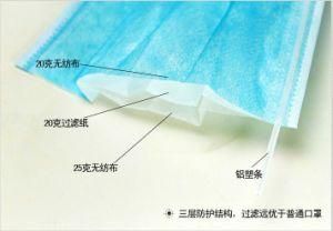 Disposable Sterile Three-Layer Melt-Spraying Cloth Masks for Medical Use