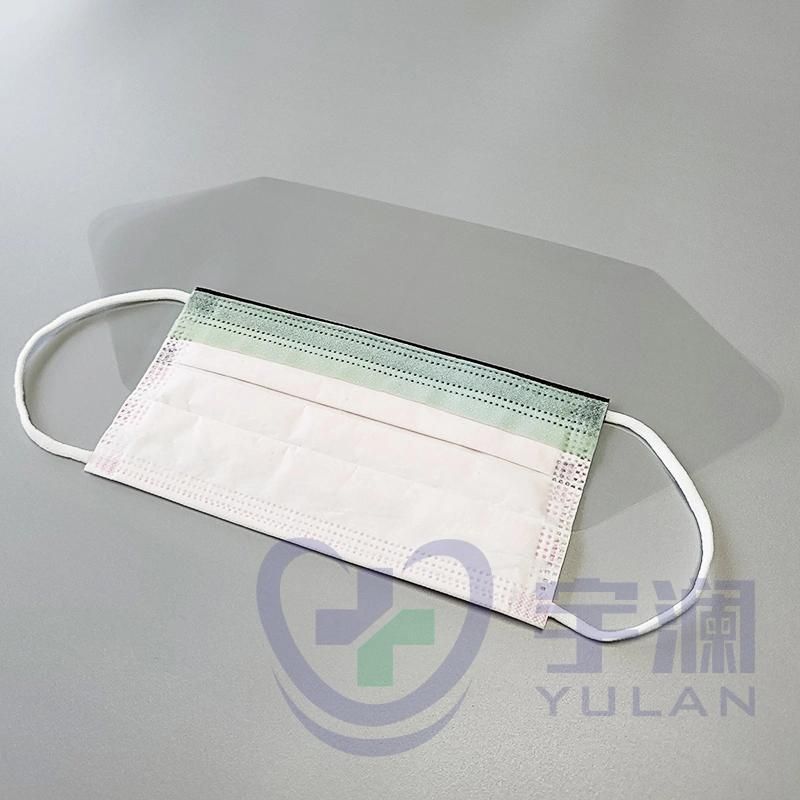 Disposable Protective Surgical Face Mask with Shield Visor and Earloop ASTM Level 3