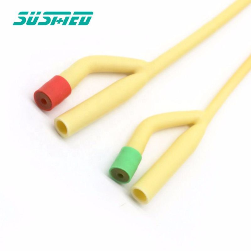 3-Way Standard Silicone Coated Latex Foley Catheter