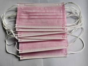 CE Manufacturer Disposable 3 Ply Earloop Hospital Medical Surgical Face Facial Mask