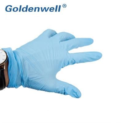 Factory Supply Cheapest Blue Disposable Medical Examination Nitrile Gloves