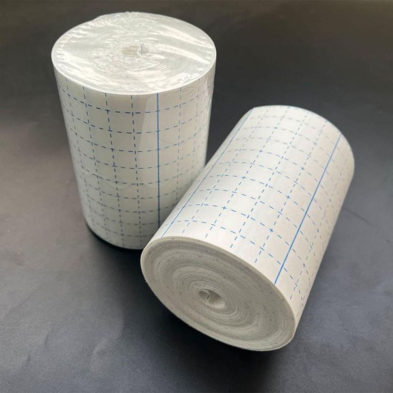 Hb Breathable Spunlace Non-Woven Tape -10cm*10m- Hypoallergenic Dressing or Wound Protection Fixed Tape