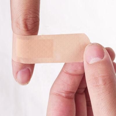 Wholesale Promotional Skin Colored PE Waterproof Adhesive Bandage Woundplast Band-Aid