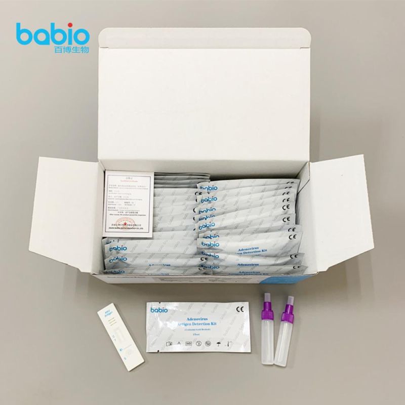Babio Manufacturer Anv Adenovirus Antigen Detection Kit Colloidal Gold Method