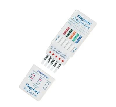 Strip/Cassette/Uncut Sheet/Device/Cup Without Ethylene Oxide Sterilization Dipcard Rapid Kit Drug Test