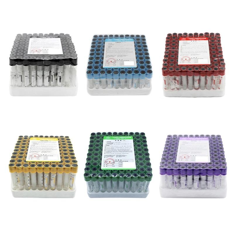 Factory Wholesale Disposable Vacuum Pet Glass Blood Collecting Tube for Hospital Blood Collection