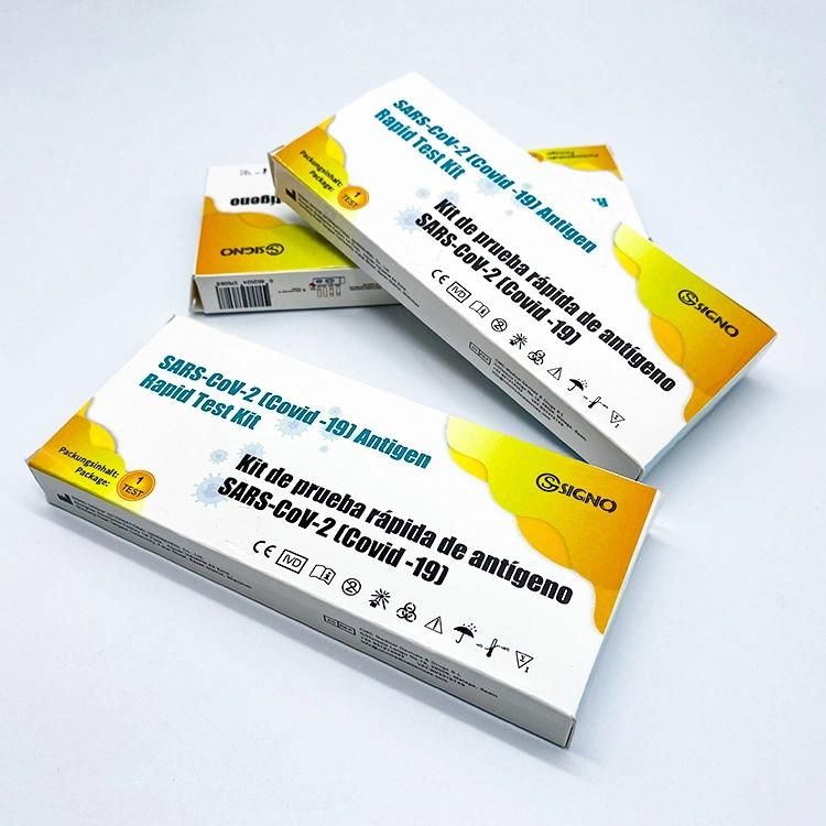 CE FDA High Accuracy Colloidal Gold Self Swab Test Diagnostic Kit Antigen Rapid Test