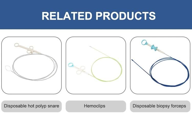 Disposable Rotatable Endoscopic Biopsy Forceps with 360 Degrees Direction Rotation Uncoated Without Spike