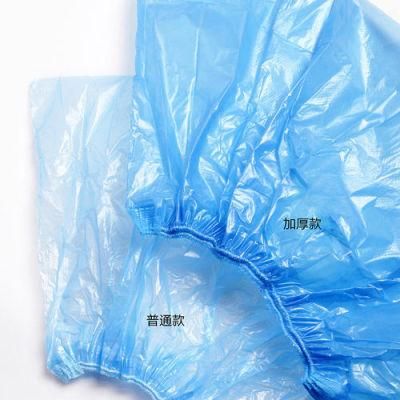 Disposable Anti-Slip PE Shoe Cover/Various Thickness Medical Anti-Slip Automatic PE/Nonwoven Disposable Shoe Cover