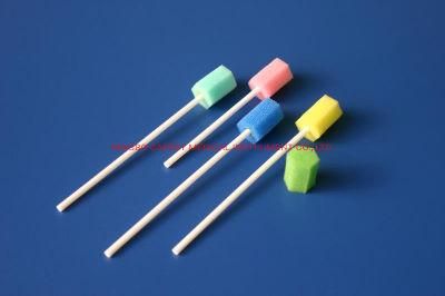 Disposable Medical Sponge Swab Stick for Oral Cleaning