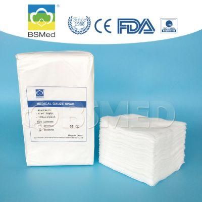 OEM Absorbent Medical Disposables Non Sterile and Sterile Gauze Swabs