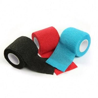 Nonwoven Printed Care Sports Self Adhesive Colored Elastic Cohesive Bandage