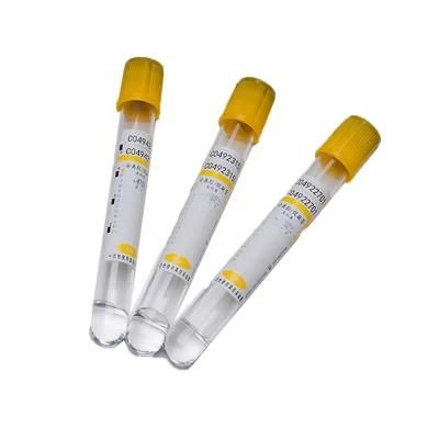 Medical 13X75mm Gel Serum Vacuum Blood Collection Tube