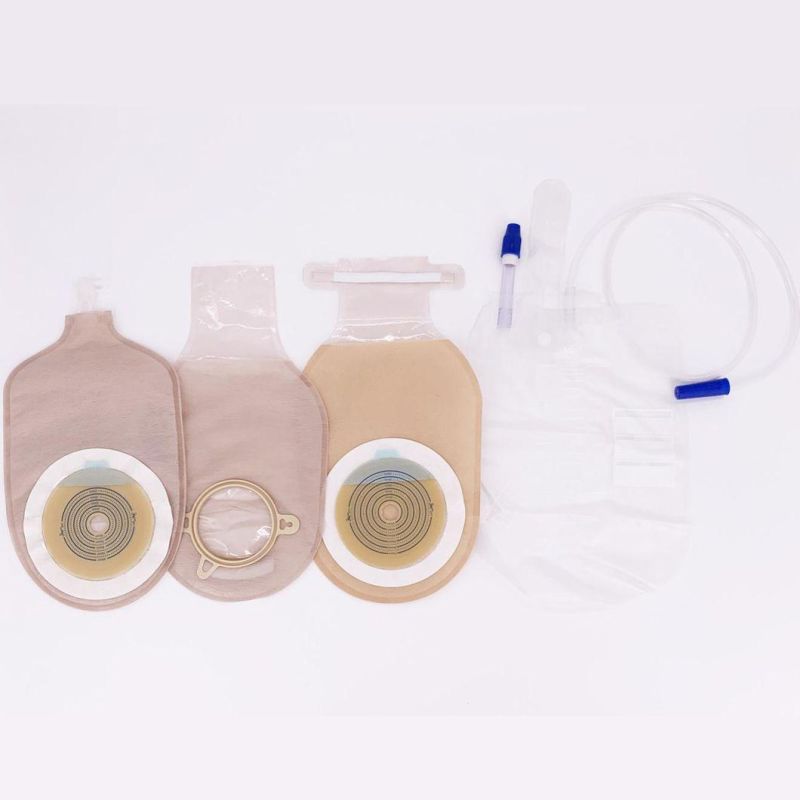 Wholesale Medical Hospitals Using Two-Piece Open Pouch Hydrocolloid Urostomy Bag for Adult or Children