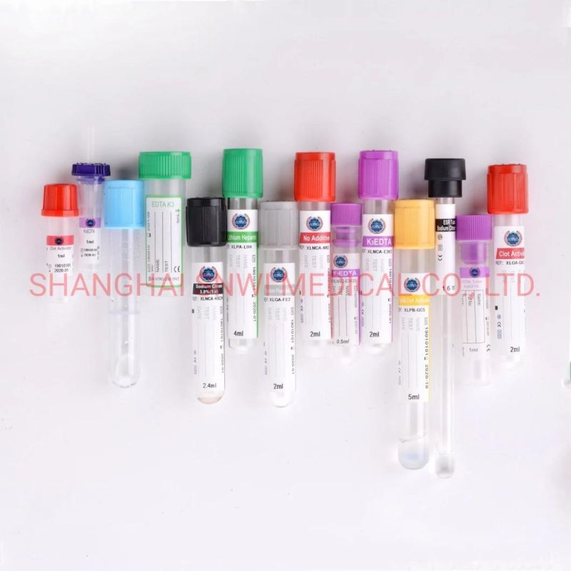 Medical Disposable Consumables Vaculuum Blood Collection Tube with CE
