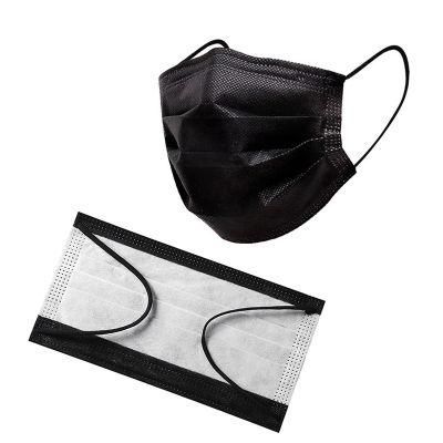 Black Non Woven 3 Ply Surgical Face Mask Origin China Medical Face Mask