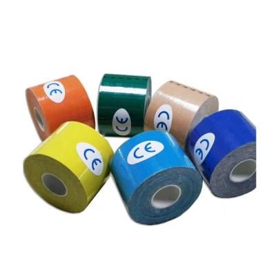 5cm*5m Low Price Comfortable Printed Sports Colorful Kinesiology Therapeutic Tap