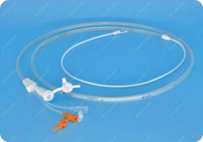 Triple Lumen Nasogastric Tube with Stainless Steel Guide Wire