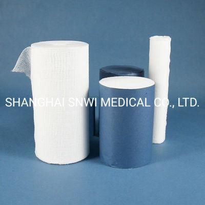 CE Standard Medical Surgical Hemostatic Absorbent Cotton Sterile Gauze Bandage Roll, Medical Supply Gauze