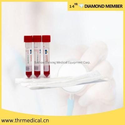 Disposable Virus Specimen Collection and Transport Kit with 3ml Inactivated Media (THR-VS19)