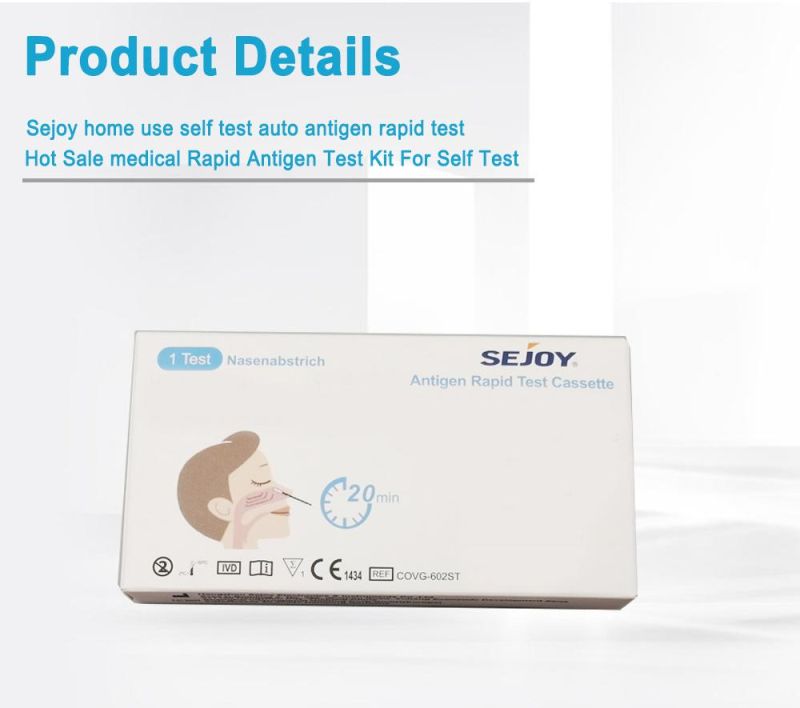 Sejoy Antigen Rapid Testing Kits Self-Test