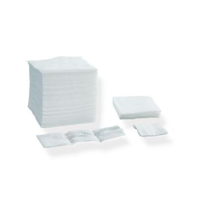 Medical Products Disposable Non Sterile or Sterile Cotton Gauze Swab Pad