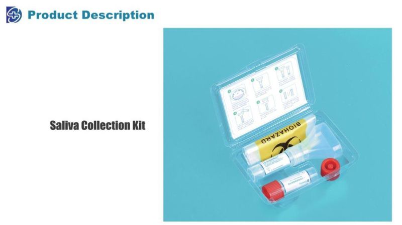 Saliva Collection Kit-Hot Sale Disposable Saliva Sample Collection Kit for DNA/Rna Test