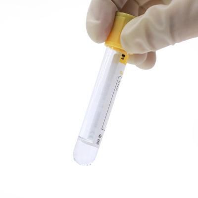 2022 Best Selling 3ml 4ml 5ml 6ml Yellow Glass Plastic PET Gel&Clot Activator Tube Blood Test Collection Tubes