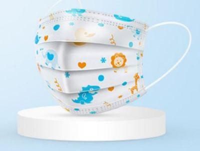 Children Masks 3 Layer Non-Woven Mouth Mask Anti-Flu Kids Non-Medical Disposable Mask