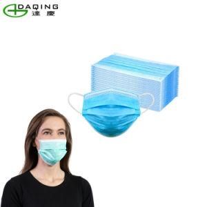 High Quality Surgical Mask Disposable Medical Protective Non-Woven 3 Layers Non-Woven Melt-Blown Earloop Face Mask with CE