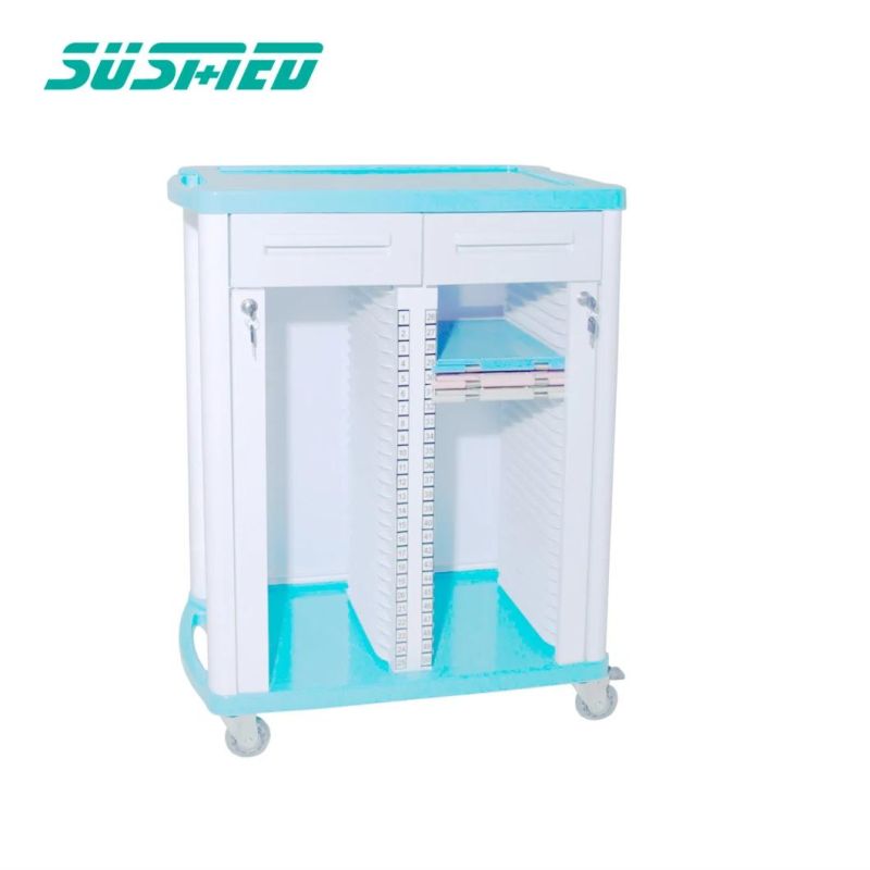 Wholesale Hospital Trolley Medical Service Cart with 4 Wheels