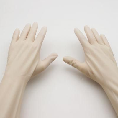 Medical Sterile Latex Powdered Gynaecological Gloves with CE Certificate