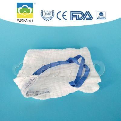 Absorbent X-ray Medical Gauze Lap Sponge with X-ray Detectable Thread