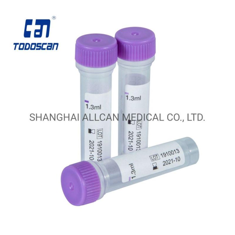 1.3 Ml EDTA Blood Collection Tube 1.3ml