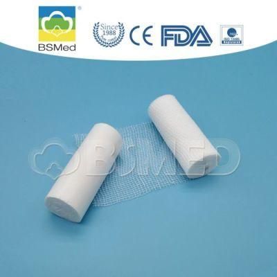 First Aid Medical Supply Absorbent 100% Cotton Gauze Roll Bandage From Direct Factory