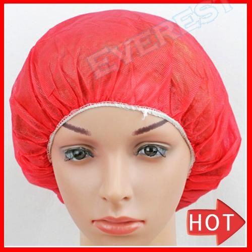 21 Inches Disposable Crimp Hairnet Cap with Double Elastic