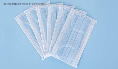 Disposable Protective Non-Woven 3 Ply Face Dust Mask with Ce Certification