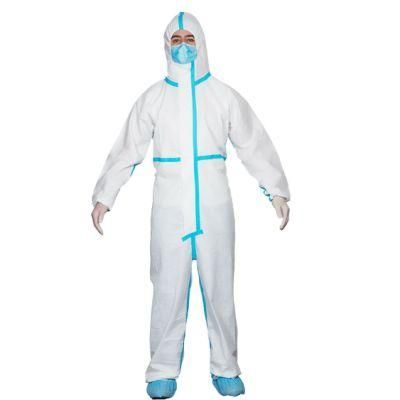 Disposable Coverall Anti Virus Protection Chemical Medical Protective Coverall