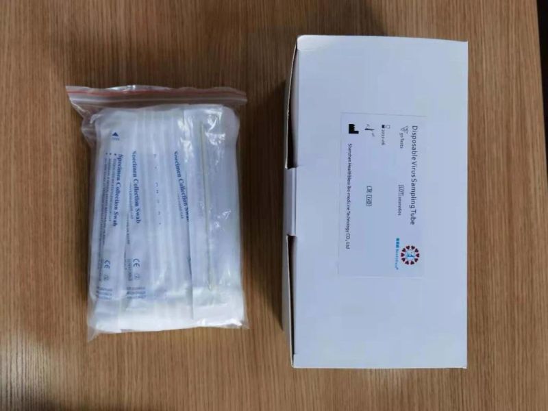 Virus Transport Medium Flocked Swab Kit Disposable Virus Sampling Tube Vtm Kit Utm Tube